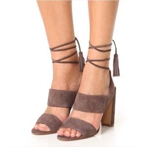 Madewell Tassel-Tie Octavia Sandal in Wild Boar, Size 8, NWOT